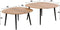 Salontafel set/2 rock organisch - Massief acacia naturel