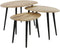 Salontafel set/3 organisch - Massief acacia naturel