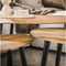 Salontafel set/3 organisch - Massief acacia naturel