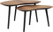 Salontafel set - DTP Home Highlight Salontafel Organus Naturel - set van 2