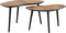 Salontafel set - DTP Home Highlight Salontafel Organus Naturel - set van 2