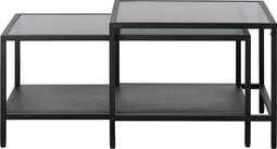 Salontafel Set - Metaal Zwart - 19kg - Bronco