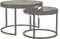 Salontafel set Ora | Zwart Kadappa Stone 60-45 cm