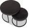 Salontafel set Ora | Zwart Kadappa Stone 60-45 cm