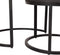 Salontafel set Ora | Zwart Kadappa Stone 60-45 cm