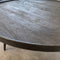 Salontafel set rond Industrieel Design | Mangohout Staal | 58-76cm