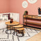 Salontafel set Sanne set van 3 mango en staal
