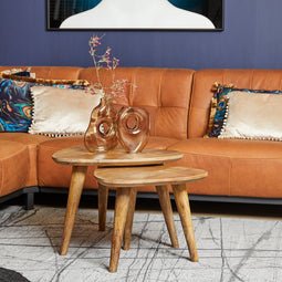 Salontafel Set van 2 Omaha - Mangohout Naturel