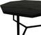 Salontafel Urban - 72x72x41 - Mangohout/ijzer - Zwart - Set van 2