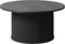 Salontafel Zwart Eikenhout - Ø90 cm - Salontafel Nola Zwart - Giga Living