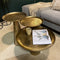 Salontafels rond - Salontafel goud - Salontafel industrieel 58cm