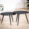 Salontafelset rond van 2, Lava, B230 antraciet