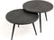 Salontafelset rond van 2, Lava, B340 zwart