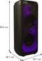Salora PARTYBOX500 - Party Speaker - Box - Partybox - Boombox - 500 watt - LED verlichting