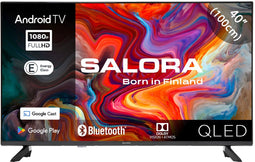 Salora QLED40TV - Smart TV - Smart tv 40 inch - Android TV - QLED TV - 2025