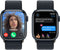 Apple Watch Series 9 - Smartwatch - GPS - 41mm Aluminium met Geweven Sportbandje Zwart (Zwart)