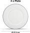 Salt&Pepper Contour Wit - Serviesset