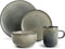 Salt & Pepper Serviesset Meridian - Groen/Blauw - 16-delig voor 4 Personen - Aardewerk - Inclusief Dinerborden, Ontbijtborden, Kommen en Kopjes - Magnetron- en Vaatwasserbestendig