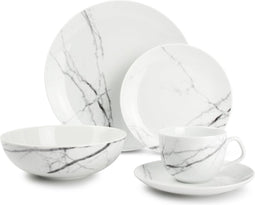 Salt & Pepper Serviesset Stone Marmer 20-delig / 4 personen