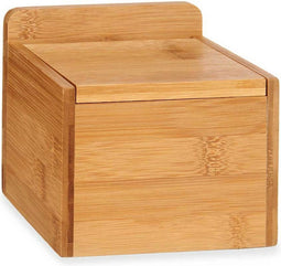 Salt Shaker with Lid Brown Bamboo (14 x 9 x 11,5 cm)