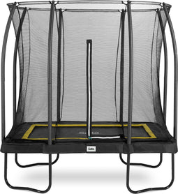Salta Comfort Edition - Trampoline met veiligheidsnet - 214 x 153 cm - Zwart