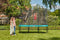 Salta Comfort Edition - Trampoline met veiligheidsnet - 214 x 153 cm - Groen
