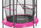 Salta Junior - ø 140 cm - Elastieken veren en veiligheidsnet - Ronde mini trampoline voor binnen en buiten - Kinder trampoline - Roze