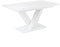 SALTUM - Uitschuifbare eettafel - Wit - 90 x 160/200 cm - MDF