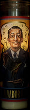 Salvador Dali Secular Saint Candle - 8.5 Inch Glass - 814229004271