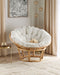 SALVO - Fauteuil - Lichtbeige - Rotan