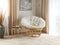 SALVO - Fauteuil - Lichtbeige - Rotan