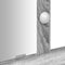 vidaXL - Kaptafel - met - LED-verlichting - - - Grijs - Sonoma - 100x41x140 - cm
