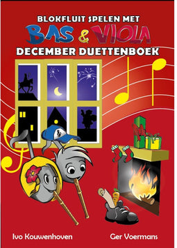 Bas en Viola Blokfluit December Duettenboek
