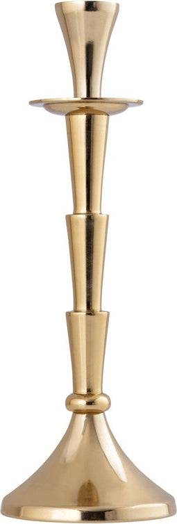 PTMD Kandelaar Denice - 10x10x29 cm - Aluminium - Goud