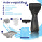 Samako SteamWave Kledingstomer - Krachtige Handstomer - Handstoomreiniger - Stoomstrijkijzer - Compact voor op reis - Zwart