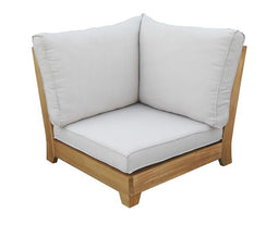 SAMBA LOUNGE CORNER PIECE - WOOD ACACIA TEAK LOOK