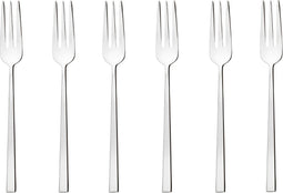 Sambonet Gebaksvorkjes Rock Zilver 6 Stuks