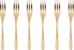 Sambonet Gebaksvorkjes Taste Goud 6 Stuks