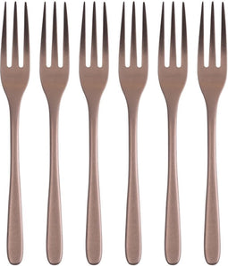 Sambonet Gebaksvorkjes Taste Koper Vintage 6 Stuks