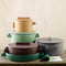 Sambonet - Gietijzer Braadpan Geel - 10 cm incl deksel