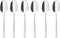 Sambonet Koffielepels Rock Zilver 6 Stuks