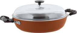 Sambonet Vintage Sauteerpan - Incl. Deksel - Aluminium - Ø28cm - Rood