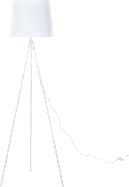 SAMBRA - Staande lamp - Wit - Metaal