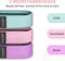 Positive Things Resistance Bands - Set van 4 weerstandsbanden - Full body fitness elastieken - Pastel roze