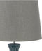 SAMINA - Tafellamp - Grijs - Keramiek