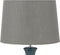 SAMINA - Tafellamp - Grijs - Keramiek