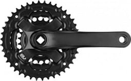 Samox Crankset 152 mm triple 42/32/22 t mat zwart 4 mm