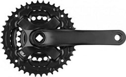 Samox Crankstel Triple 175 Mm 24/34/42t Alu/staal Matzwart