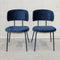 Sample Sale 105 Dining room chair Velvet Dark Blue