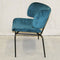 Sample Sale 108 Bo RS Lounge Armchair Velvet Green/Blue
